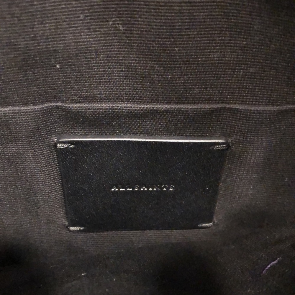 ALL SAINTS Cooper Mini nubuck crossbody tote EUC - Picture 13 of 15